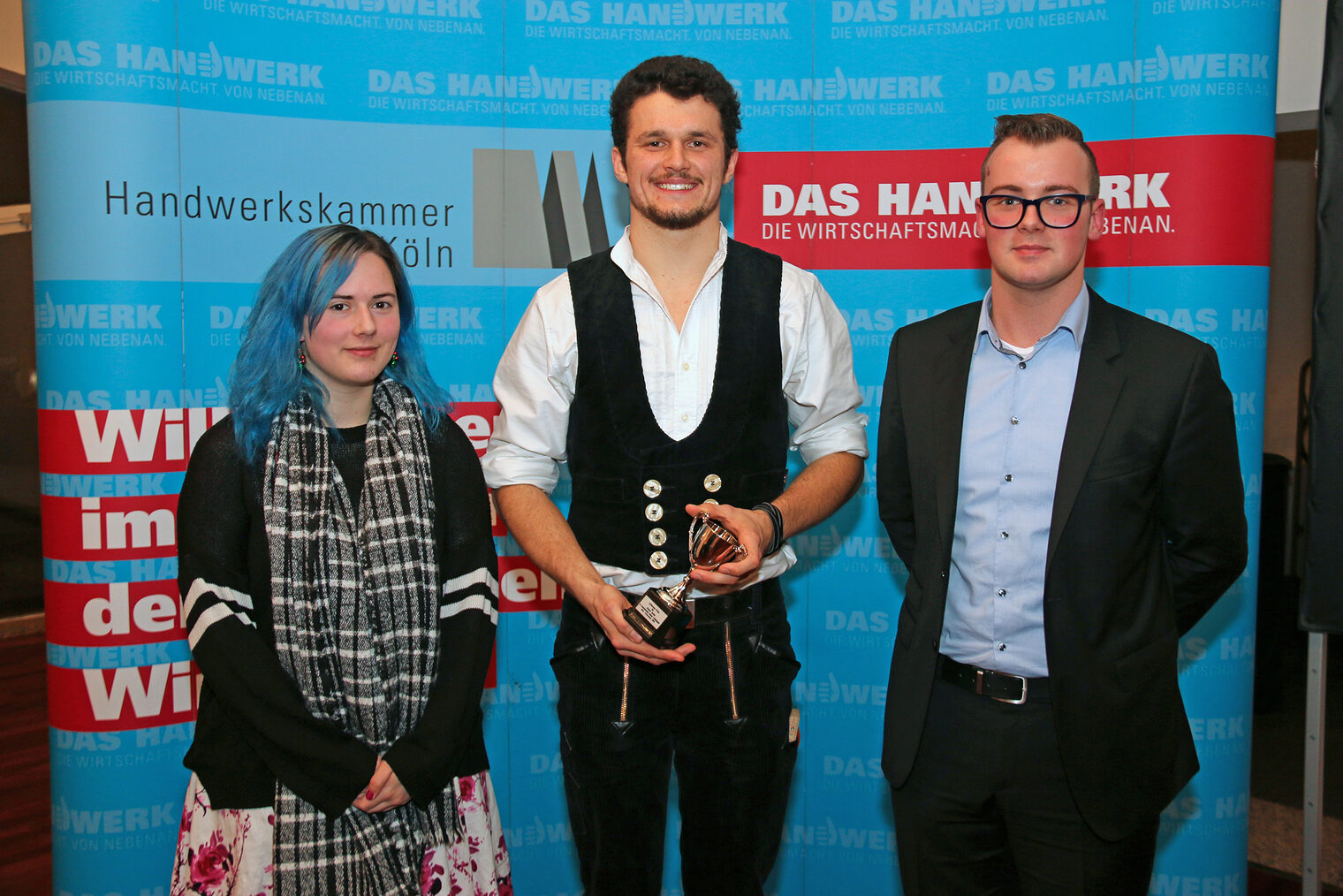 Ehrung der besten Nachwuchshandwerker der Handwerkskammer zu Köln im Leistungswettbewerb 2017