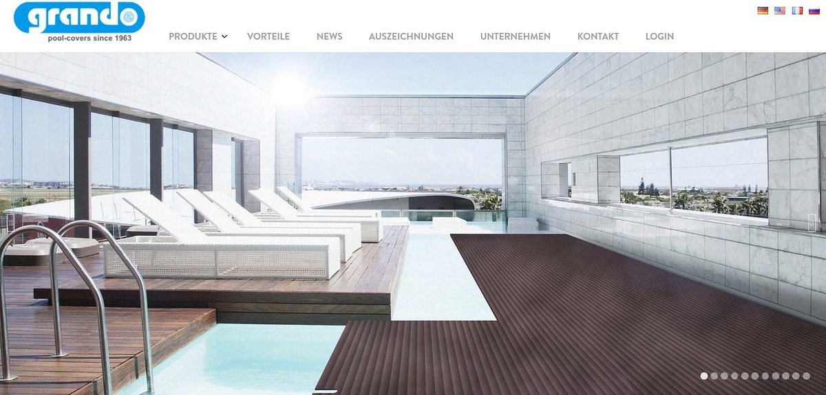 Homepage des Monats Mai 2018: grando.de Homepage des Monats Mai 2018: grando.de