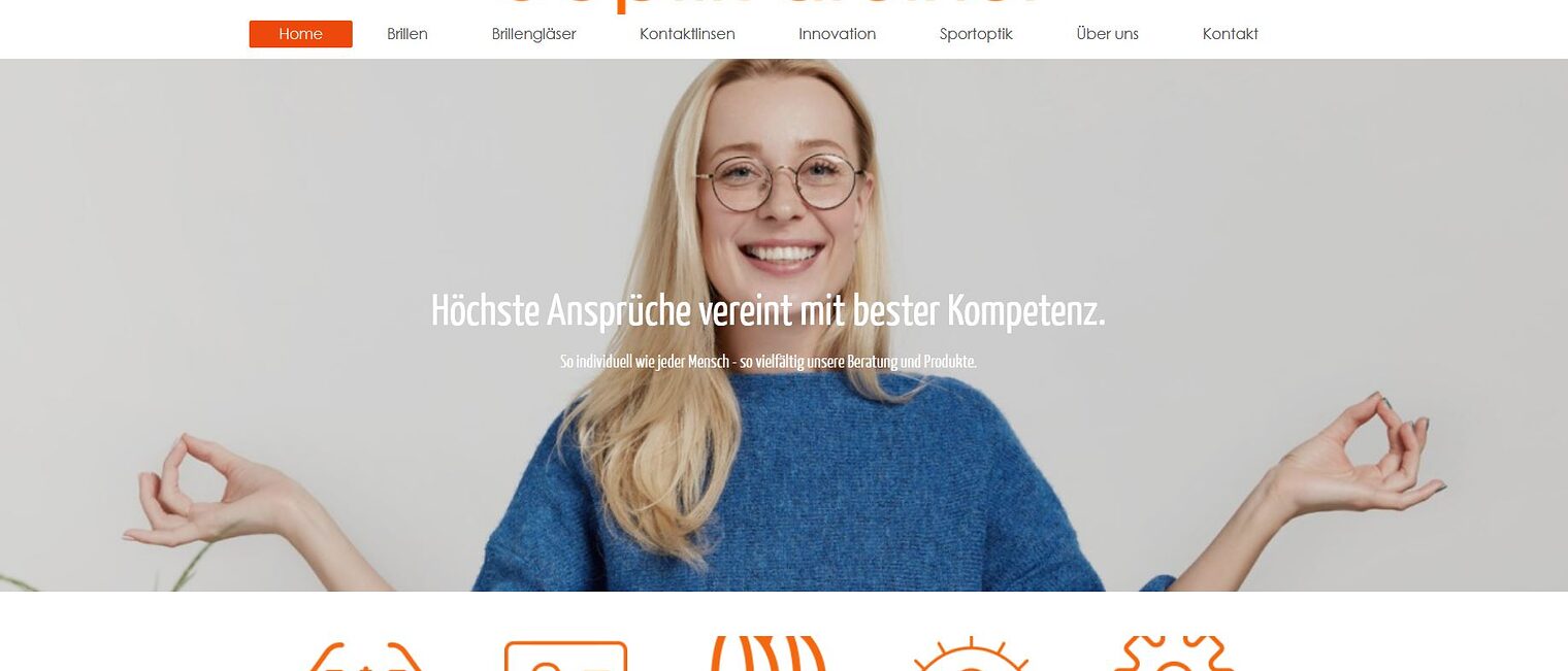 Homepage des Monats Juli 2018: optik-dreiner.de