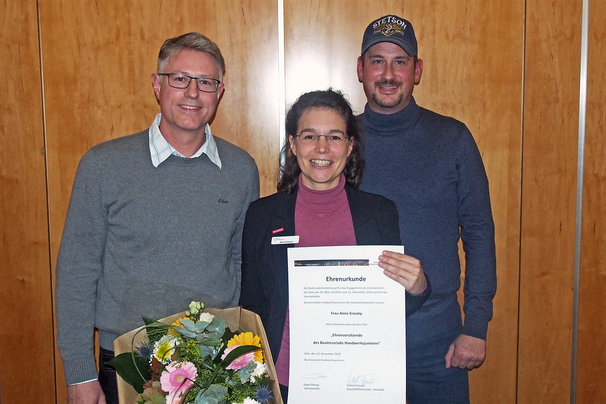Ingo Eiberg, Anne Erasmy und Sascha Mylius (von links) Ingo Eiberg, Anne Erasmy und Sascha Mylius (von links)