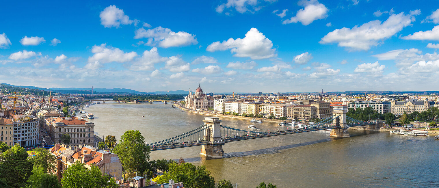 budapest ungarn rivers brücke donau parlament kette stadt anblick europa ungarisch landschaft 