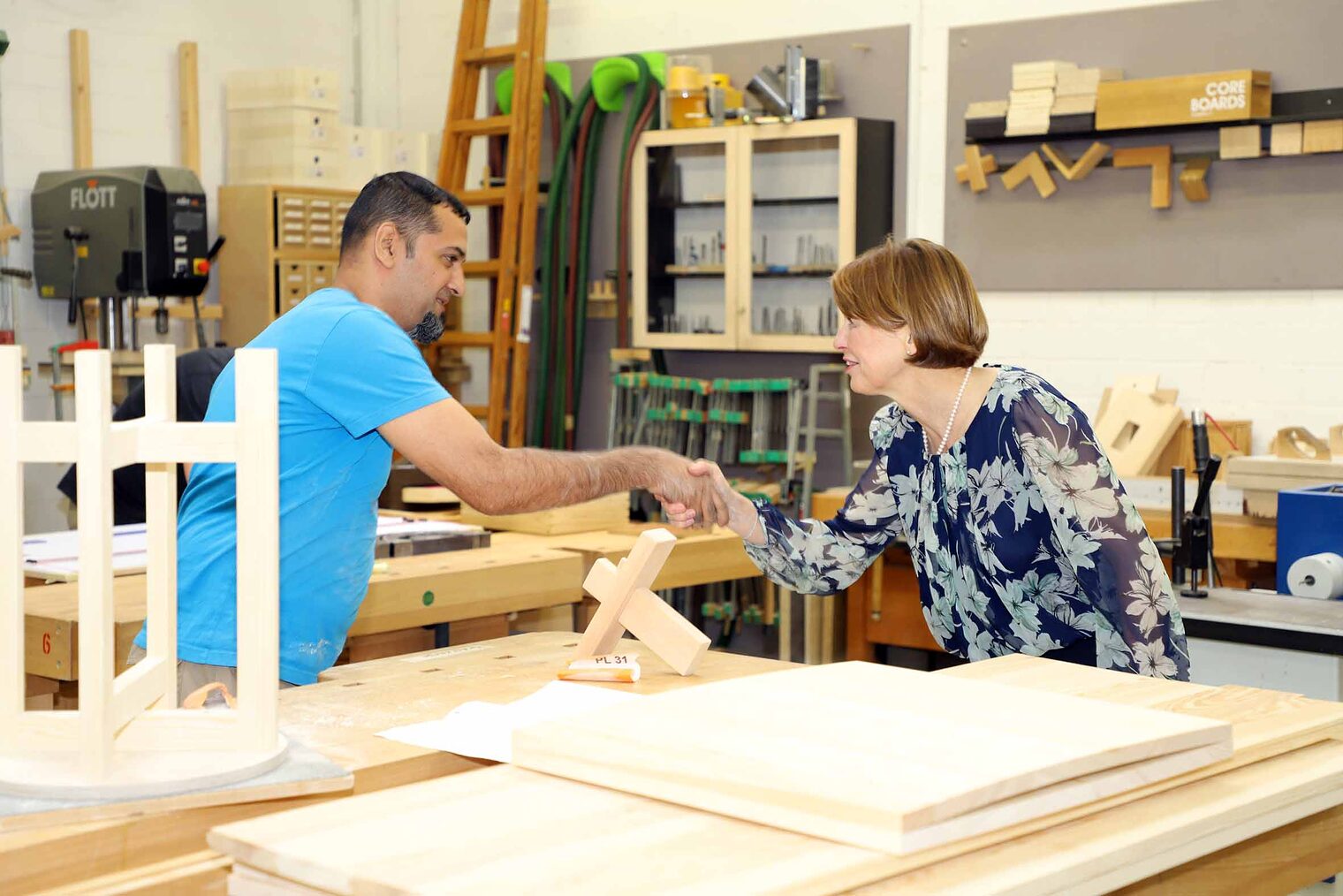 Elke Büdenbender besuchte das Bildungszentrum Butzweilerhof Elke Büdenbender besuchte das Bildungszentrum Butzweilerhof