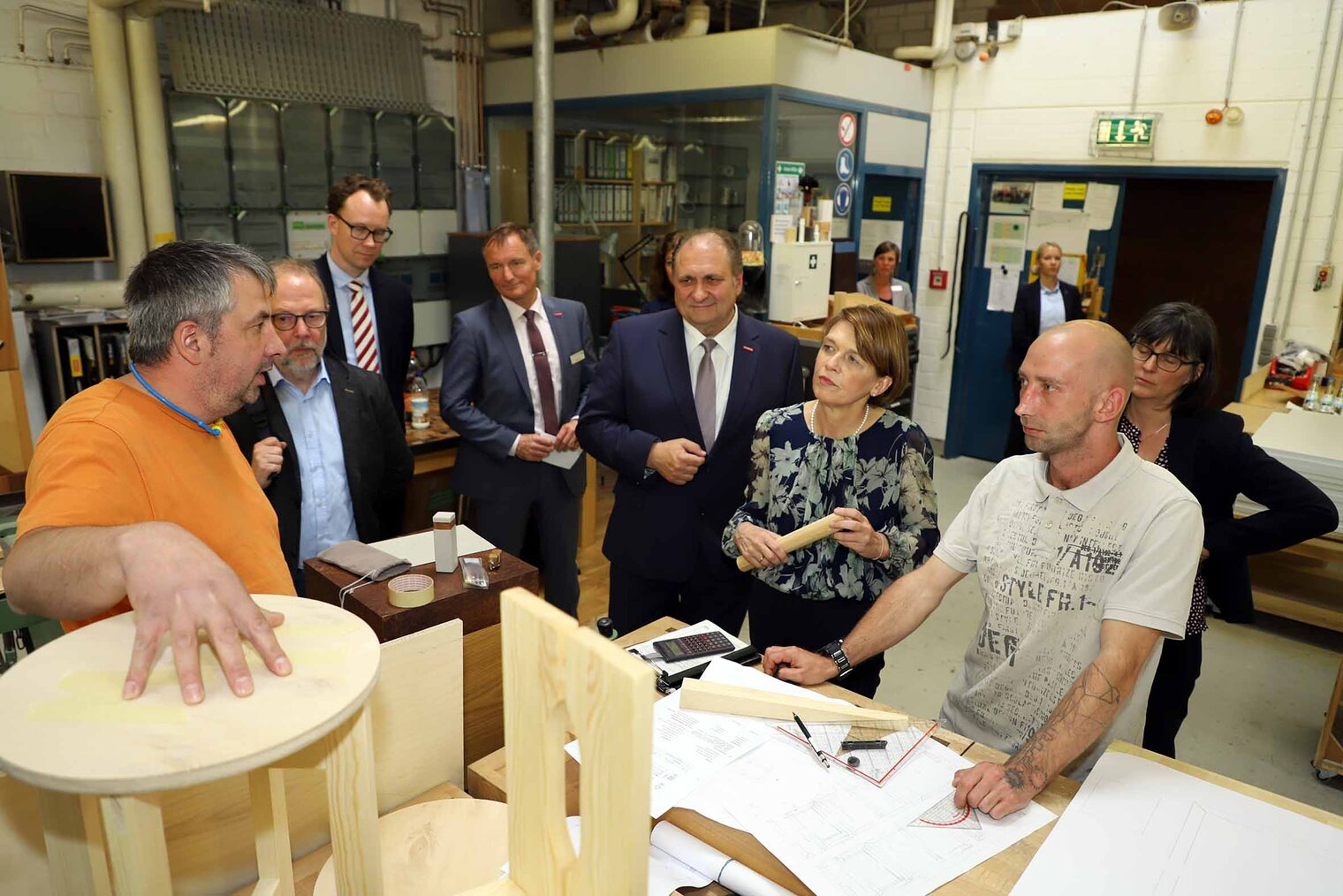 Elke Büdenbender besuchte das Bildungszentrum Butzweilerhof Elke Büdenbender besuchte das Bildungszentrum Butzweilerhof