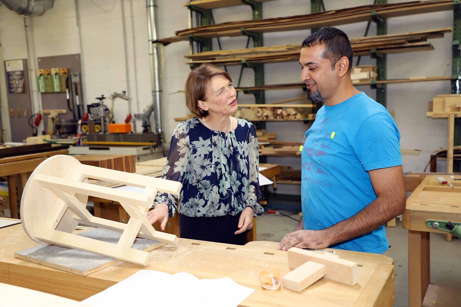 Elke Büdenbender besuchte das Bildungszentrum Butzweilerhof Elke Büdenbender besuchte das Bildungszentrum Butzweilerhof