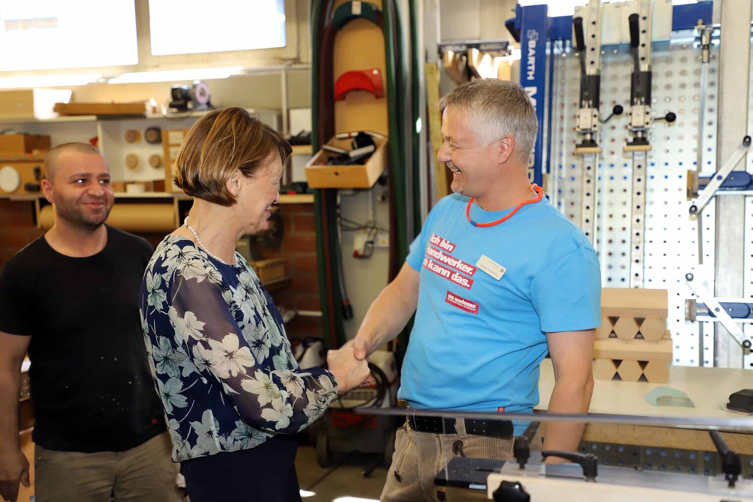 Elke Büdenbender besuchte das Bildungszentrum Butzweilerhof Elke Büdenbender besuchte das Bildungszentrum Butzweilerhof