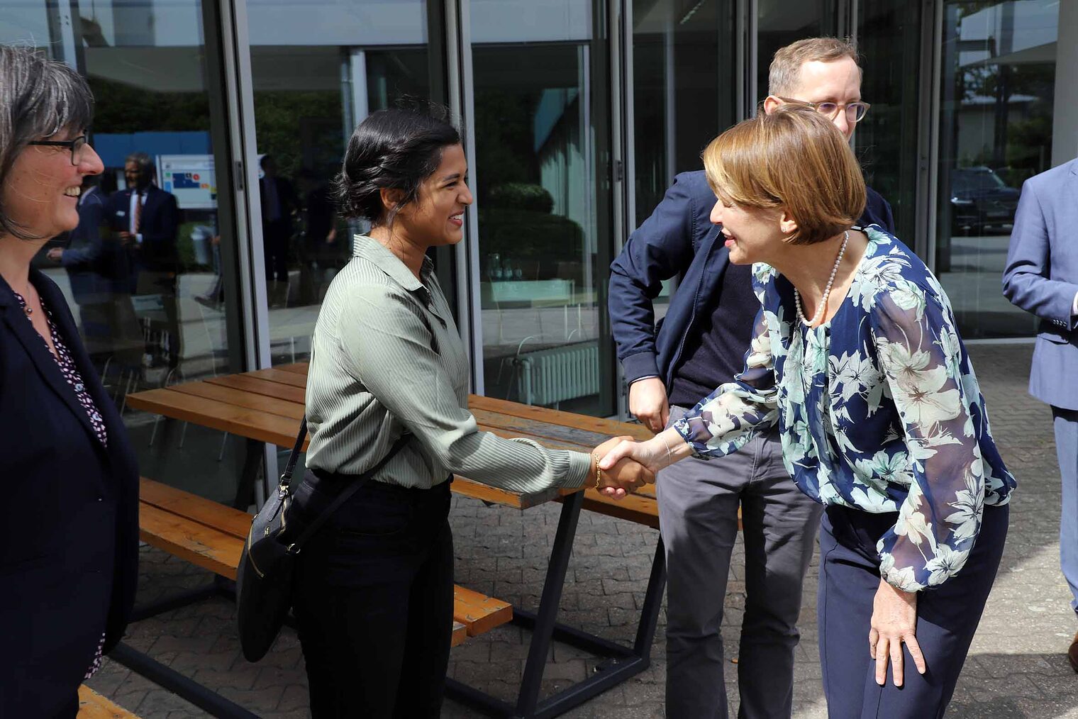 Elke Büdenbender besuchte das Bildungszentrum Butzweilerhof Elke Büdenbender besuchte das Bildungszentrum Butzweilerhof