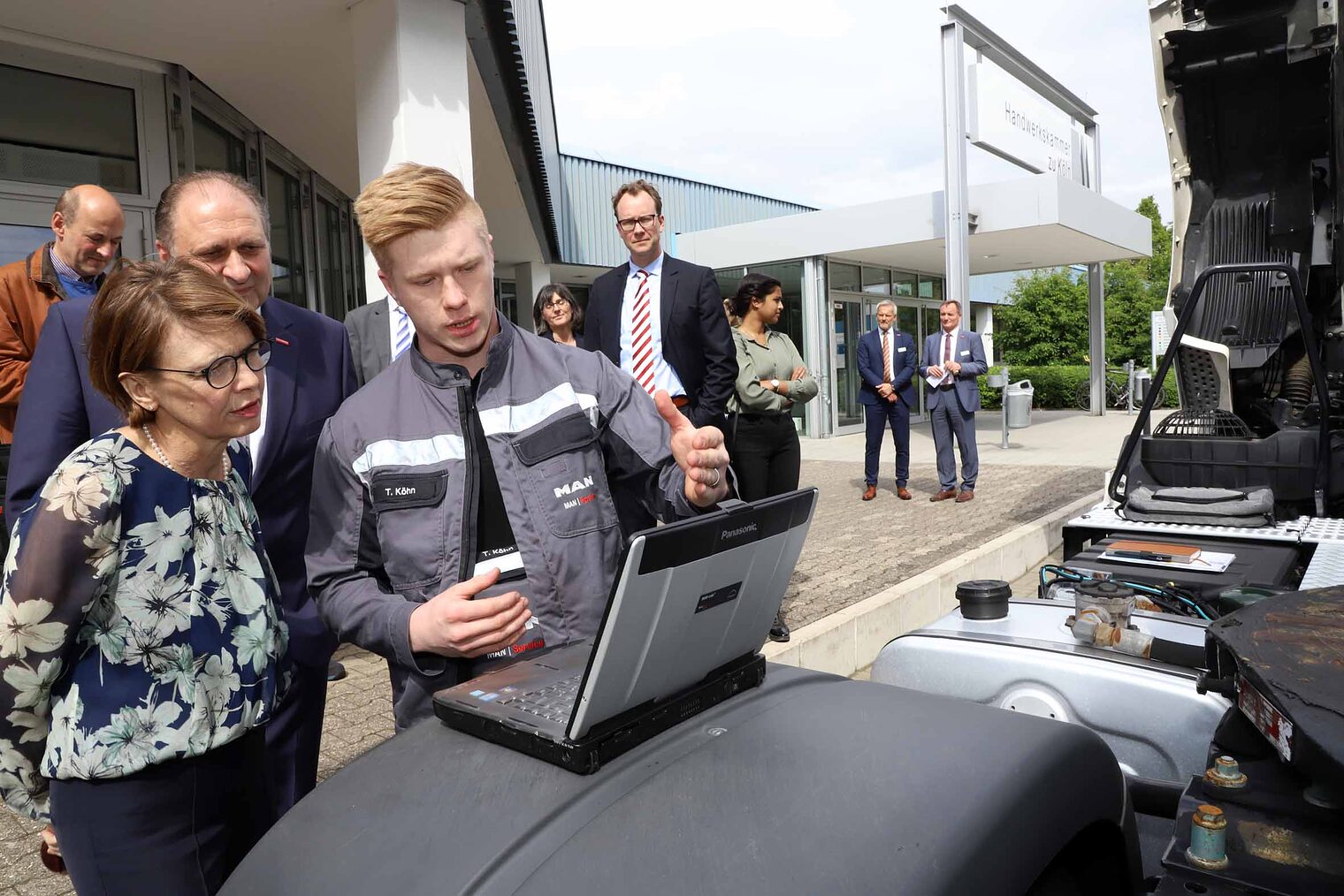 Elke Büdenbender besuchte das Bildungszentrum Butzweilerhof