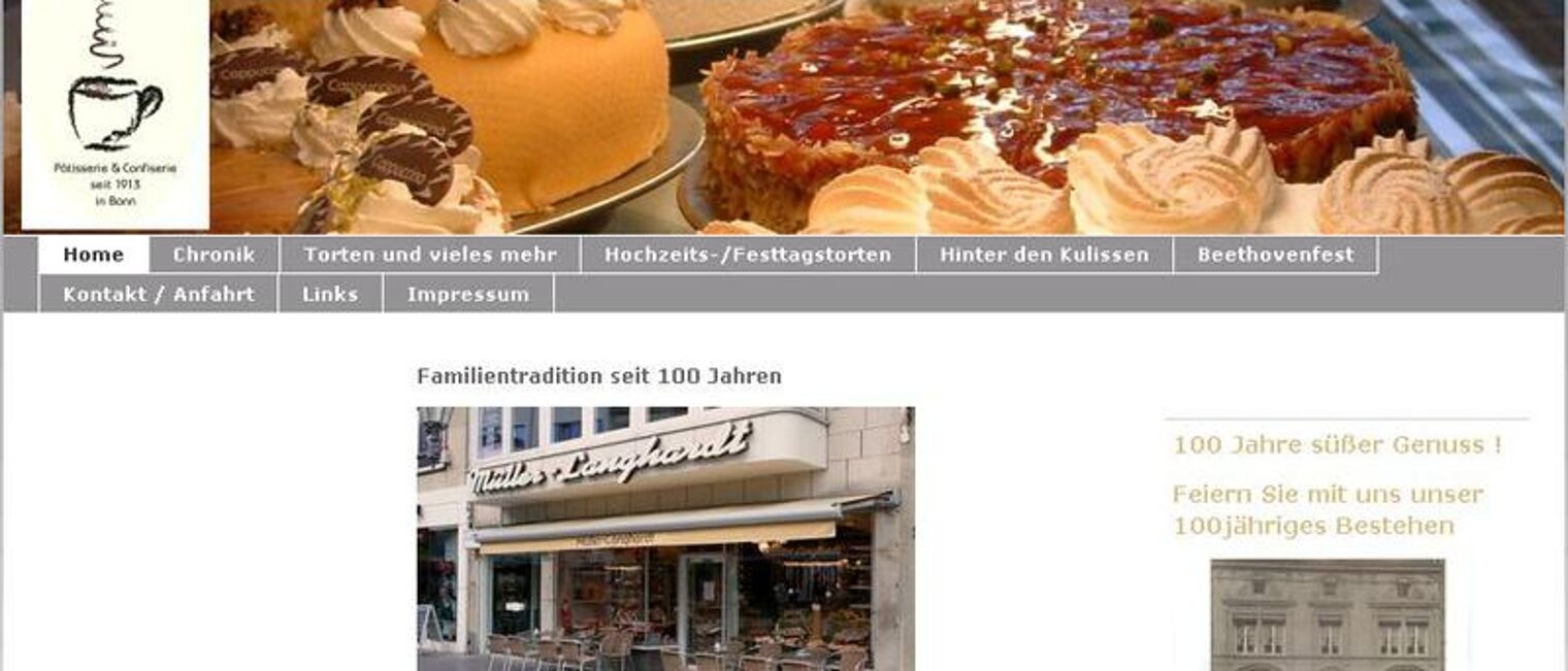 Homepage des Monats Januar 2013 mueller-langhardt.de