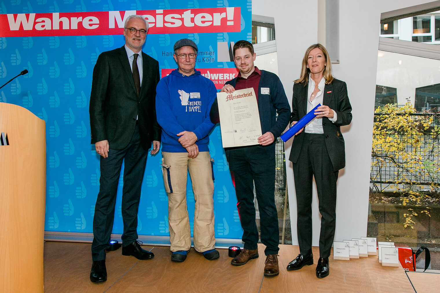 Tischler-Meisterstücke: Eröffnung der Ausstellung 54