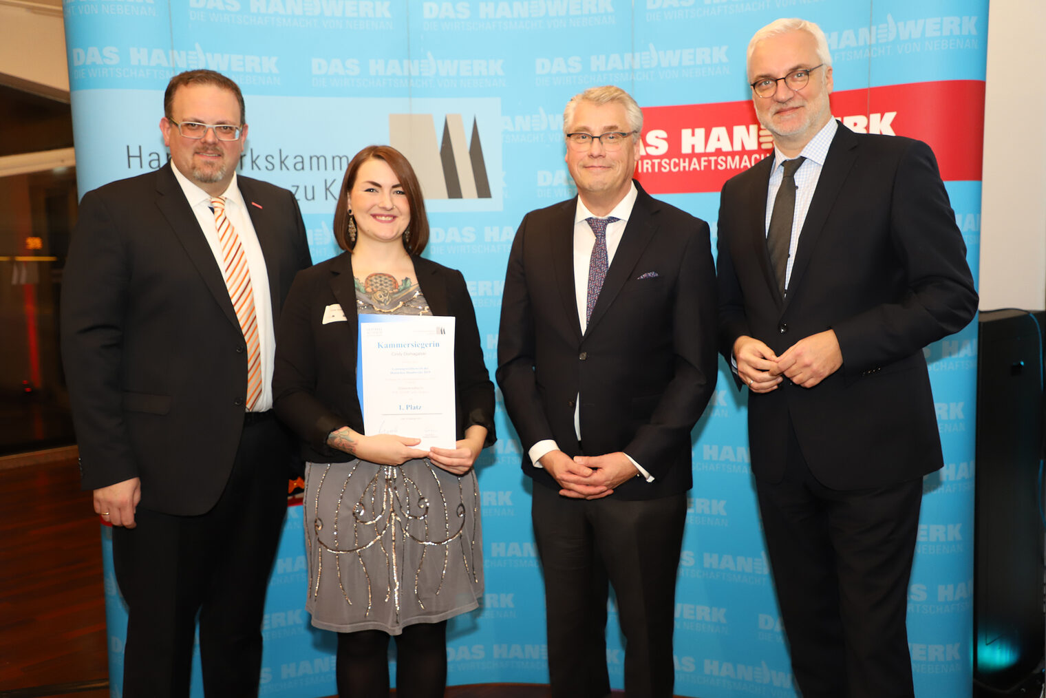 Ehrung der Kammersieger im Leistungswettbewerb des Handwerks 2019.