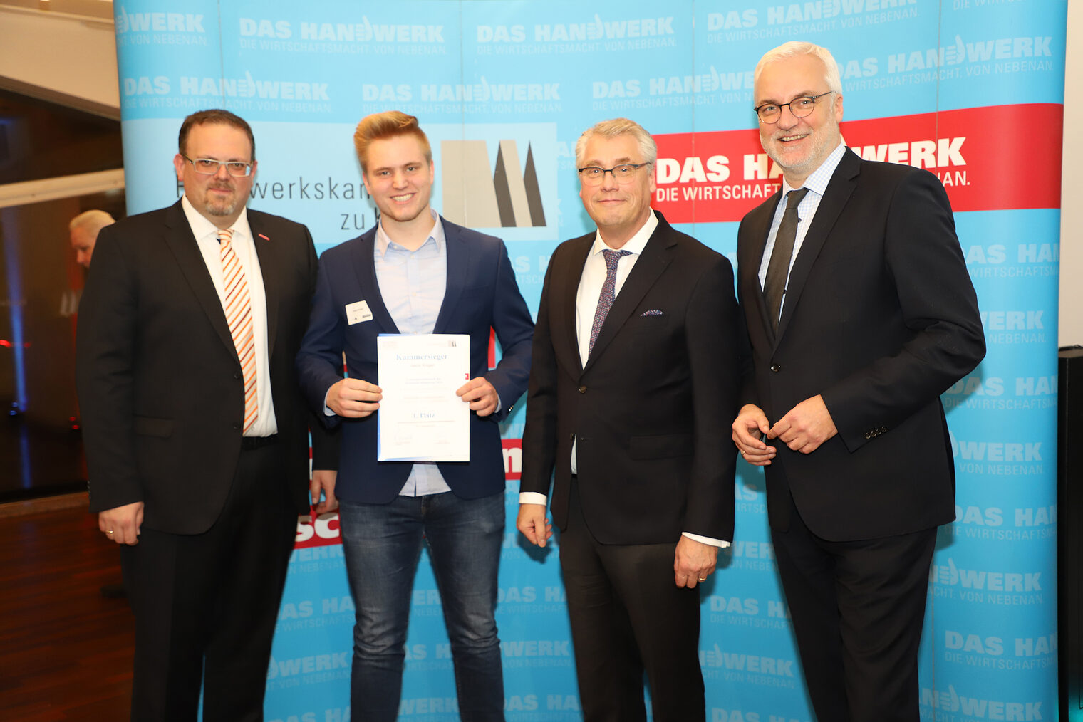 Ehrung der Kammersieger im Leistungswettbewerb des Handwerks 2019.