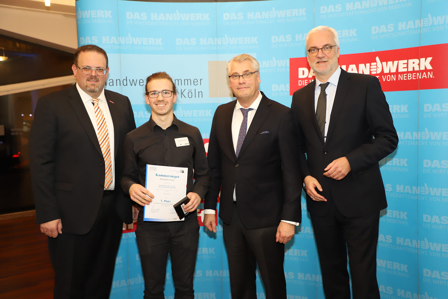 Ehrung der Kammersieger im Leistungswettbewerb des Handwerks 2019.