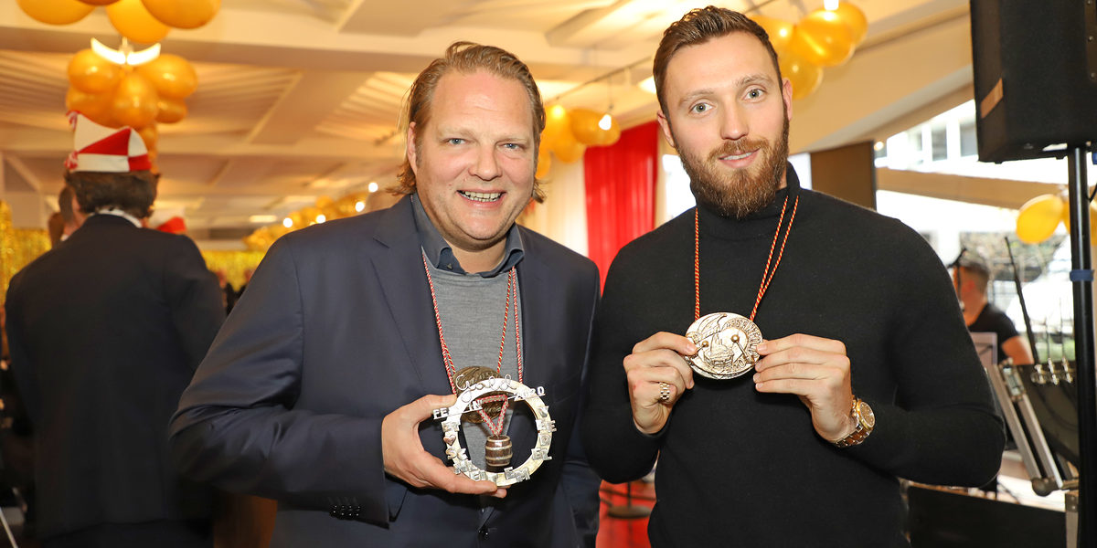 Ordentlich: TV-Koch Björn Freitag und FC-Profi Marco Höger Ordentlich: TV-Koch Björn Freitag und FC-Profi Marco Höger