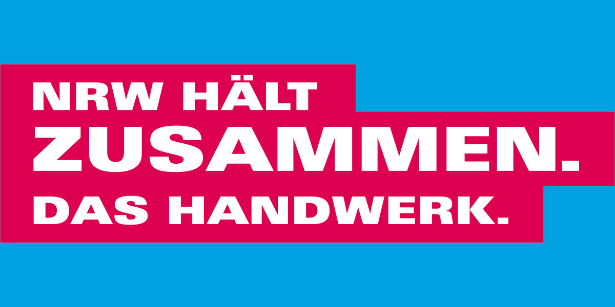 Titelbild "NRW hält zusammen. das Handwerk."