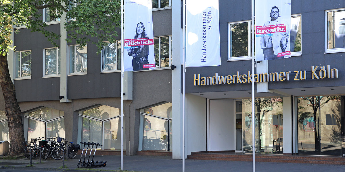 Das Hauptgebäude der Handwerkskammer zu Köln am Heumarkt Das Hauptgebäude der Handwerkskammer zu Köln am Heumarkt