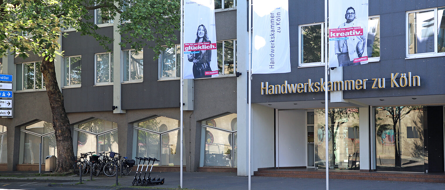 Das Hauptgebäude der Handwerkskammer zu Köln am Heumarkt