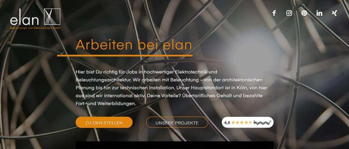 Gutes-Marketing-elan-Karriere-Website