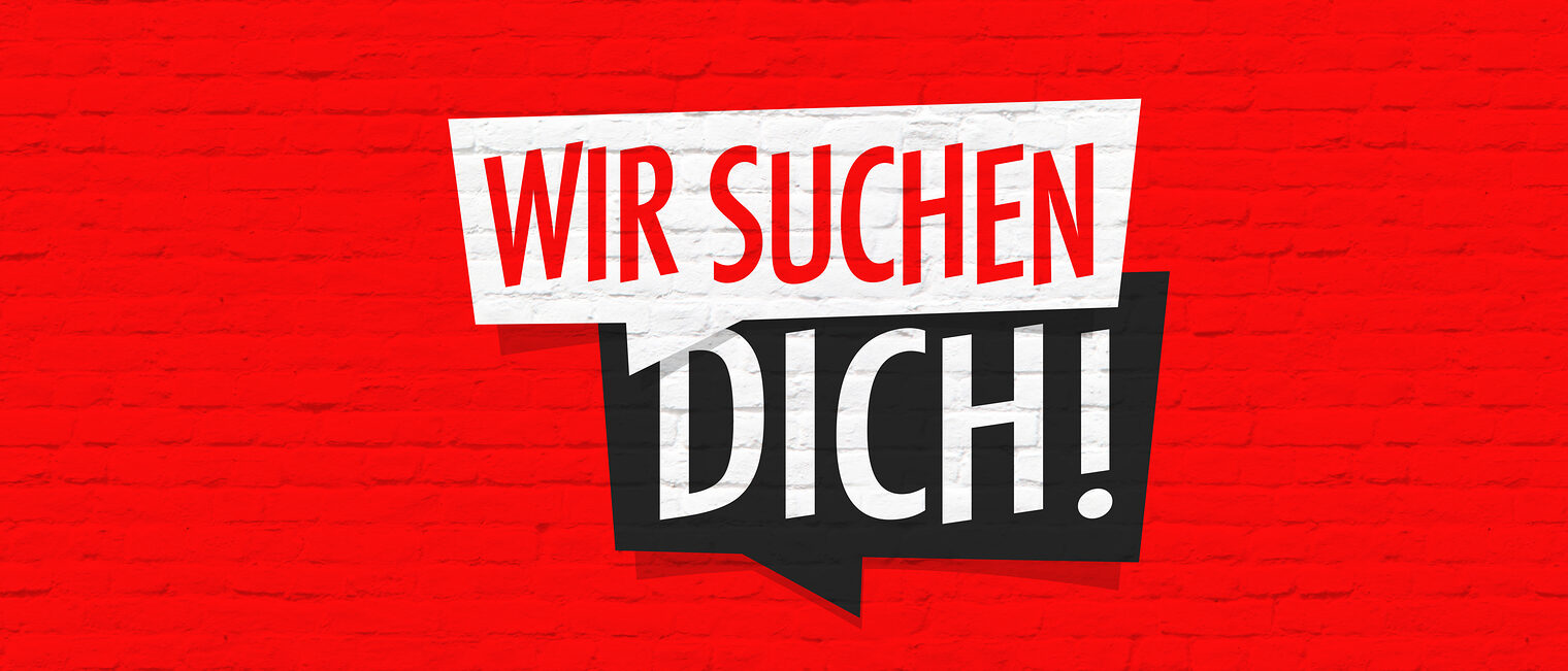 wir suchen dich, arbeitsmarkt, arbeitsplatz, arbeitsstelle, arbeitsvermittlung, arbeitsvertrag, ausbildung, ausbildungsplatz, ausbildungsvertrag, auszubildende, auszubildender, azubis, bewerben, bewerber, job, jobs, jobsuche, lehrstelle, lehrstellenangebot, lehrstellenangebote, lehrstellensuche, schrift, schule, stellenanzeigen, stellenmarkt, suche, wir, blasen, sprechblase, suchen, dich, sie, mauer, palisade, ziegelmauer, roter hintergrund, roter, hintergrund, rot