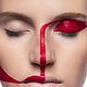 Portrait Frau MakeUp Rot | | Gesellenprüfung 2021 | Berufskolleg Kartäuserwall