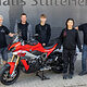 Rolf Stute, Geschäftsführer StuteHengst, Stephanus Richter, Gebietsleiter Aftersales BMW Motorrad, Peter Odenthal, Auszubildender, Ildiko Gerritzen, Auszubildende, Frank Stute, Geschäftsführer StuteHengst (v.l.n.r.)