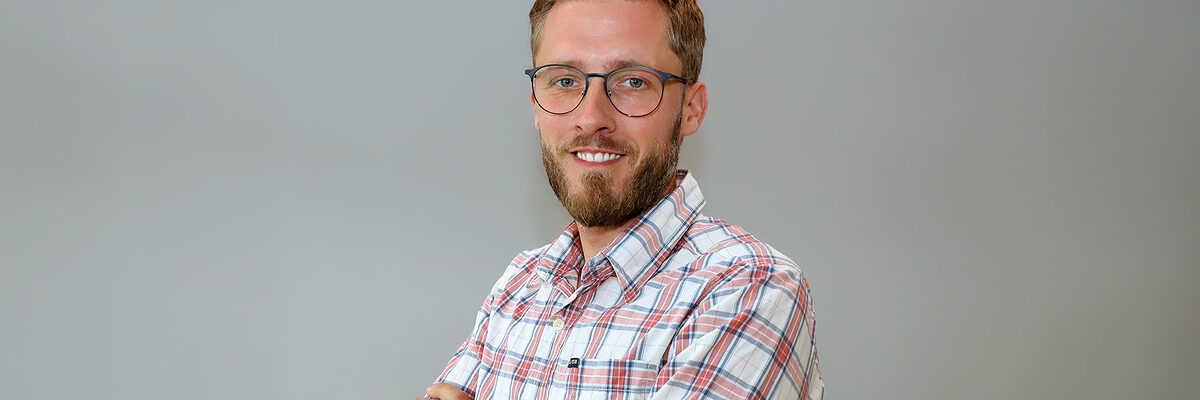 Marius Siebenhaar, Projektkoordinator der Initiative "HANDWERKimWIEDERAUFBAU"