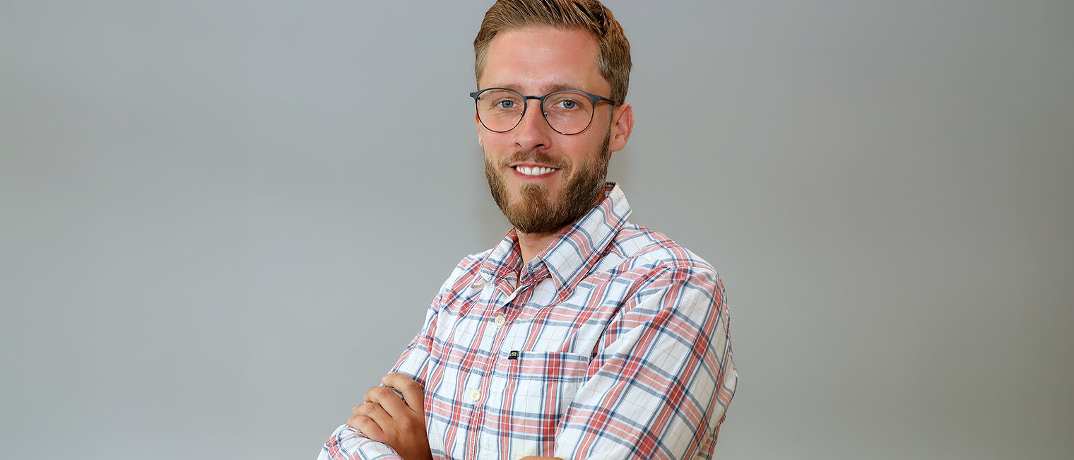 Marius Siebenhaar, Projektkoordinator der Initiative "HANDWERKimWIEDERAUFBAU"