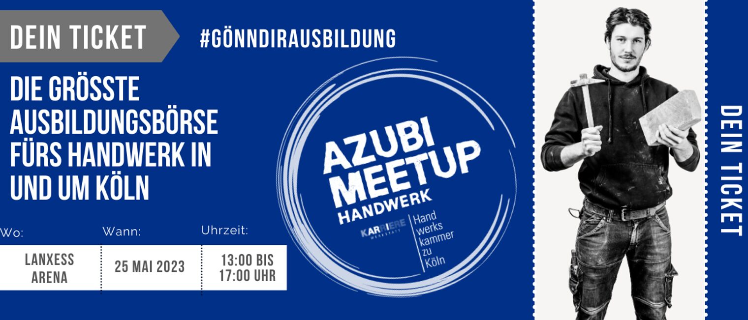 Banner AZUBIMEETUP Handwerk Mann 1200x500