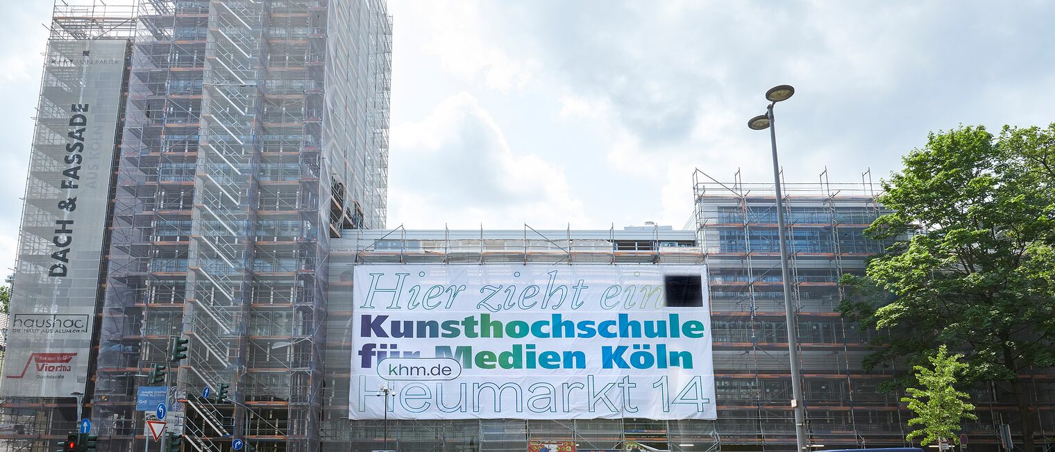 Neues Hauptgebäude der KHM am Heumarkt 14, eingerüstet. Neues Hauptgebäude der KHM am Heumarkt 14, eingerüstet.